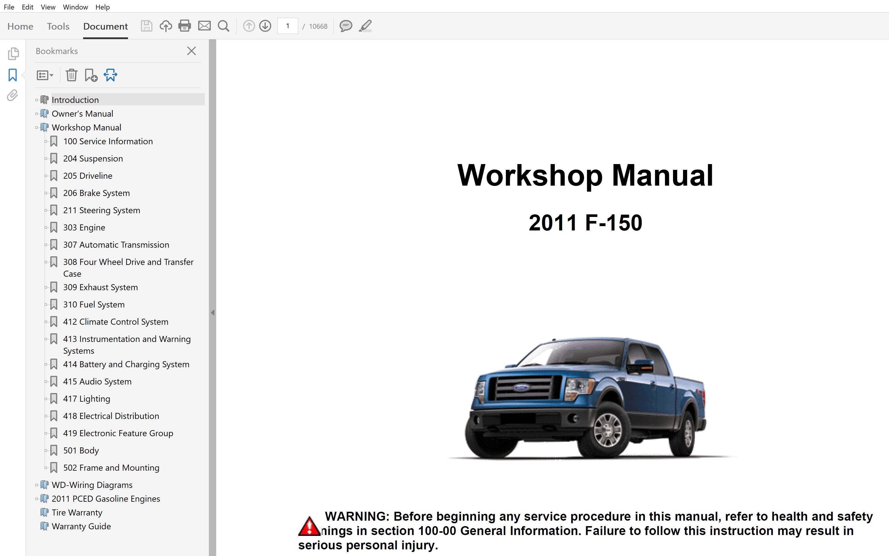 2014 ford f150 repair manual pdf free download
