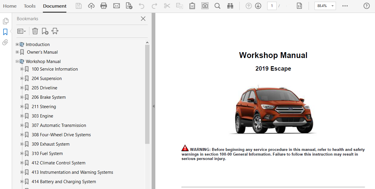 2014 ford escape repair manual pdf free
