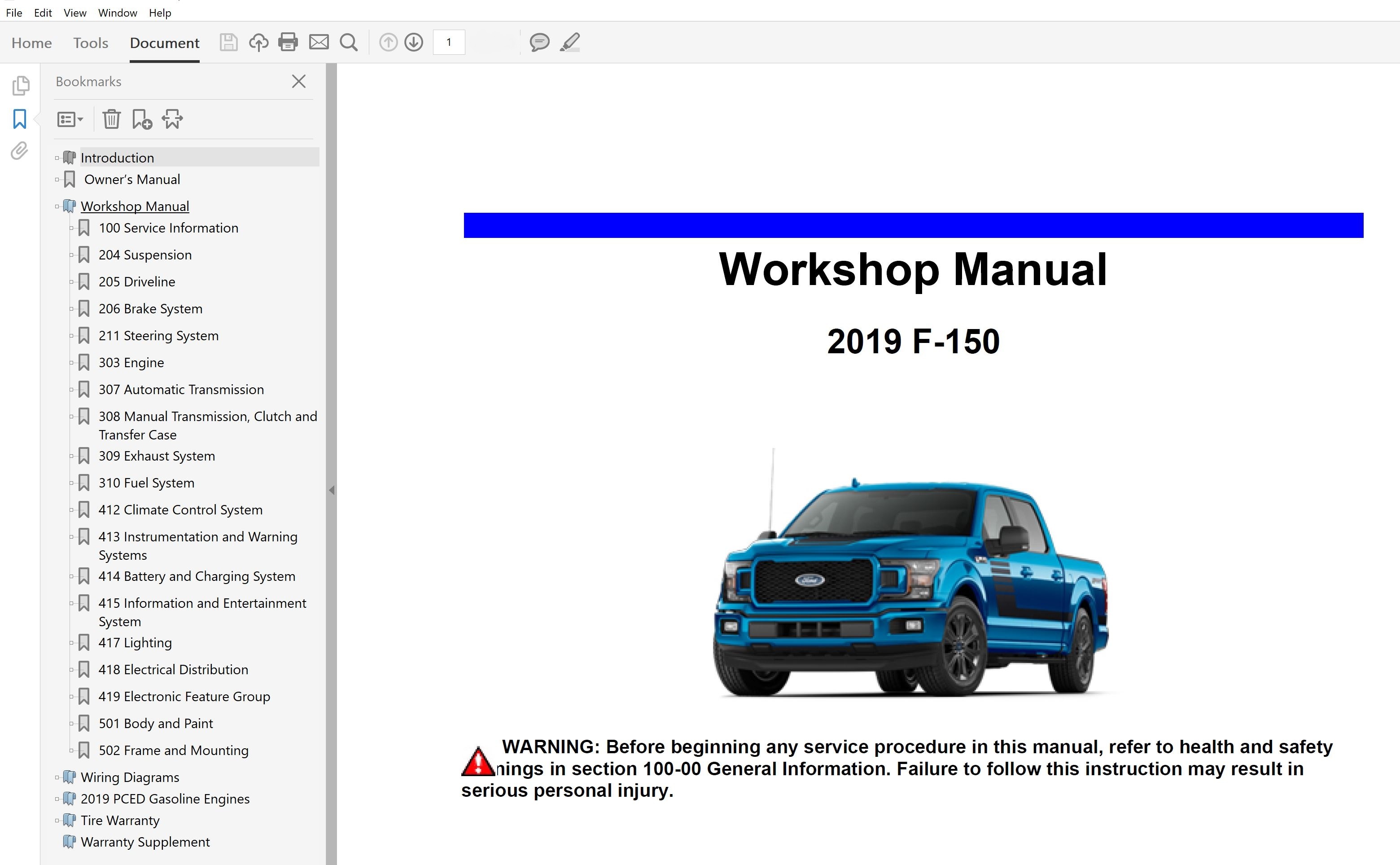 Automotive Parts Accessories Wiring 2015 2016 2017 Ford F 150 Truck 2 7l 3 5l 5 0l Service Repair Manual