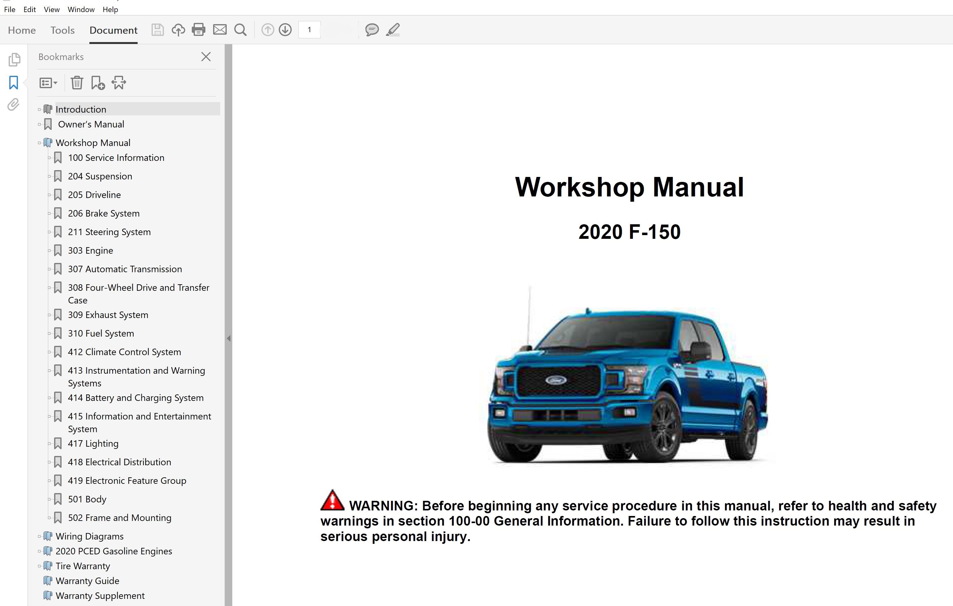 2023 F150 Owners Manual