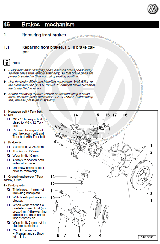 Volkswagen Polo 1995-2001 factory repair manual