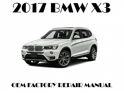 2017 BMW X3 repair manual