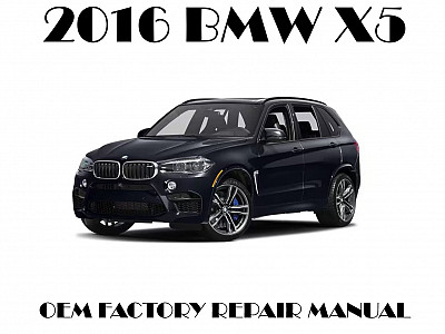 2016 BMW X5 repair manual