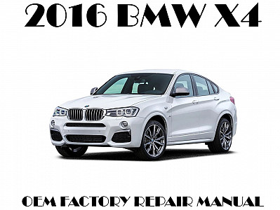 2016 BMW X4 repair manual