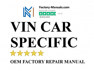 BMW VIN Specific BMW Repair Manual Workshop Manual