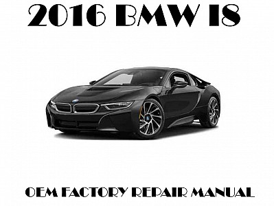 2016 BMW i8 repair manual