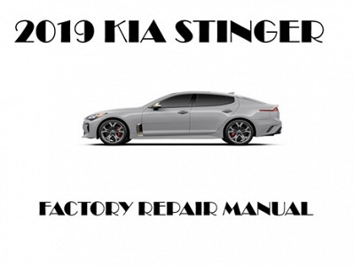 2019 Kia Stinger repair manual