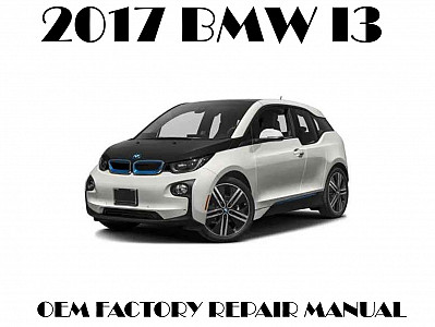 2017 BMW i3 repair manual