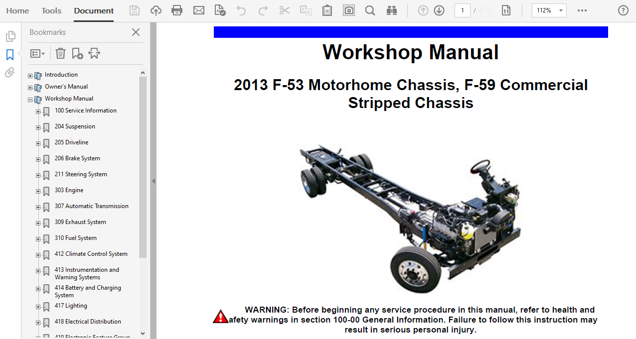 Ford F53 Wiring Schematics Manuals