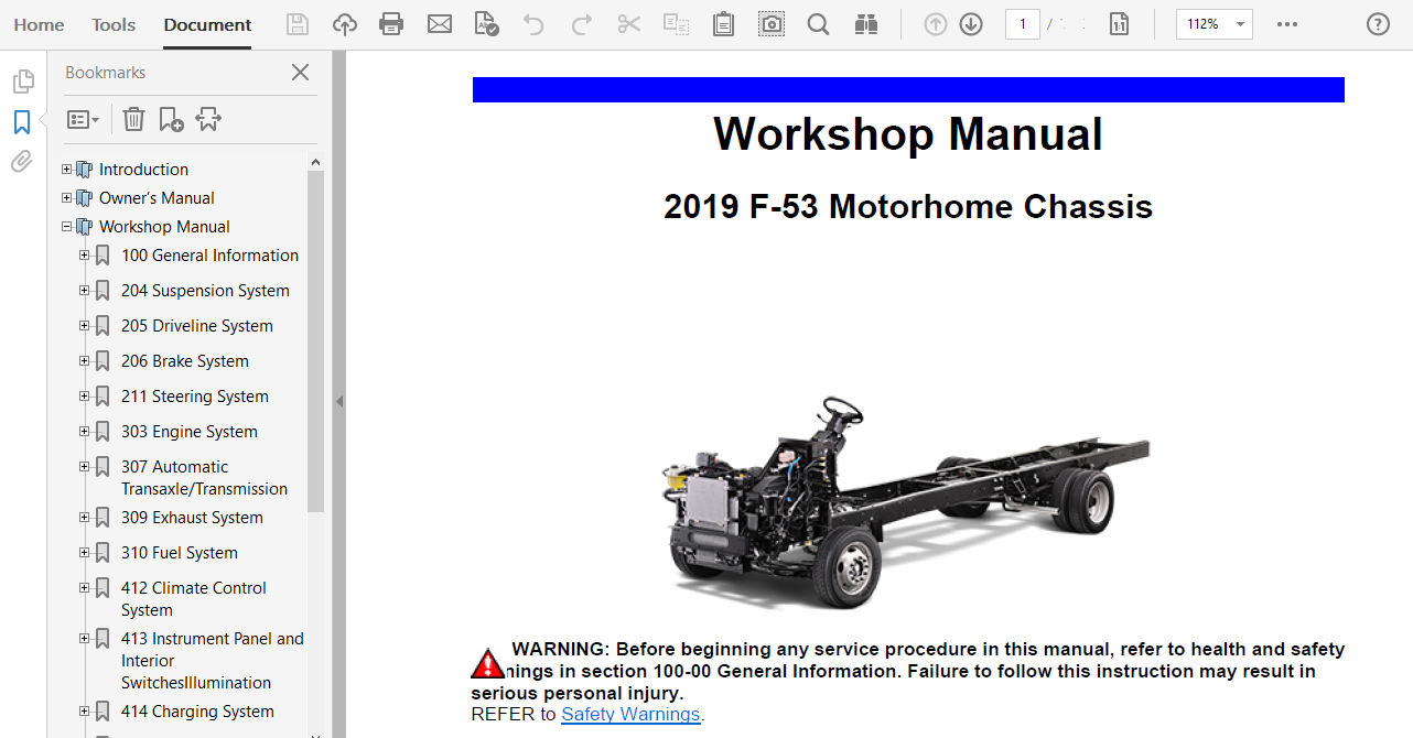 Ford F53 Wiring Schematics Manuals